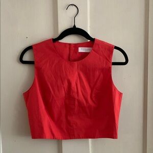 Everlane Red Crop Top